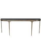 New Modern Scarlett Console Table in Black Granite