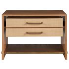 New Modern Jonah Nightstand in Two Tone