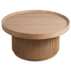 New Modern Lumi Cocktail Table in Natural Oak