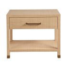 New Modern Leah Nightstand in Gold
