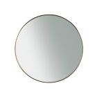 New Modern Orion Mirror in White Satin Bronze