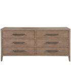 New Modern Cove Drawer Dresser in Gray Oak
