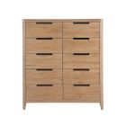 New Modern Walker Drawer Chest in Natural Oak