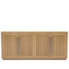 New Modern Media Credenza in Natural Oak