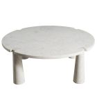 New Modern Anniston Cocktail Table in White Banswara