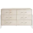 New Modern Lyra Six Drawer Dresser in Gray