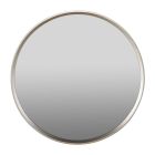 Nomad Round Mirror in Silver