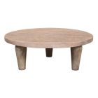 Origins Round Coffee Table in Washed Sand