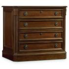 Hooker Furniture Brookhaven 34" Lateral File in Medium Wood