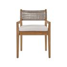 Coastal Living Outdoor Chesapeake Arm Chair in Natural Teak