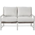 Coastal Living Outdoor Tybee Loveseat in Chalk