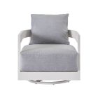 Coastal Living Outdoor South Beach Swivel Lounge Chair in Chalk