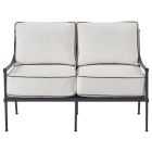 Coastal Living Outdoor Seneca Loveseat in Charcoal