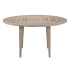 Coastal Living Outdoor La Jolla Round Dining Table in Weathered Teak