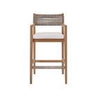 Coastal Living Outdoor Chesapeake Bar Stool in Natural Teak
