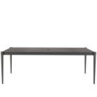 Coastal Living Outdoor Seneca Dining Table in Charcoal