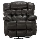 Pendleton Chaise Swivel Glider Recliner in Chocolate
