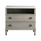 Playlist Two Drawer Nightstand in Smoke On The Water
