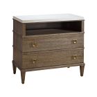 Playlist Two Drawer Nightstand in Brown Eyed Girl