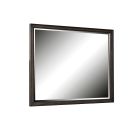 Samuel Lawrence Granite Falls Kids Beveled Dresser Mirror in Espresso Brown