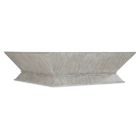 Hooker Furniture Melange Korena Square Cocktail Table in Gray Wood