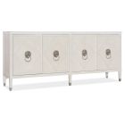 Hooker Furniture Melange Leo Four Door Credenza in Cream