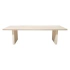 Diamond Sofa Sonoma 110" Wood Dining Table in Light Natural Grey Wash