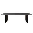 Diamond Sofa Sonoma 110" Wood Dining Table in Black