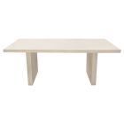 Diamond Sofa Sonoma 80" Wood Dining Table in Light Natural Grey Wash