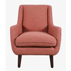 Theo Accent Chair in Rose