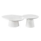 Miranda Kerr Tranquility Nesting Cocktail Tables in Milky Mushroom
