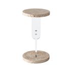Miranda Kerr Tranquility Burl Side Table in Mappa Burl