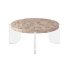 Miranda Kerr Tranquility Aerial Cocktail Table in Mappa Burl