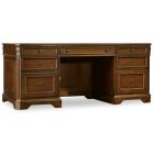 Hooker Furniture Brookhaven Executive Desk in Medium Wood