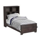 Samuel Lawrence Granite Falls Kids Bed Bookcase Headboard in Espresso Brown