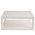 Weekender Hermosa Square Cocktail Table in White Sand