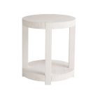 Weekender Hermosa End Table in White Sand