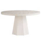 Weekender Mackinaw Round Dining Table in White Sand