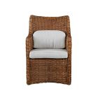 Weekender Montego Arm Chair in White Rattan