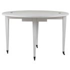 Weekender Watercolor Dining Table in White Sand