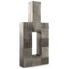 Ashley Furniture Wrengrove Vase Tall in Antique Nickel