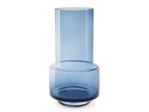 Ashley Furniture Bealen Vase Large in Dark Blue
