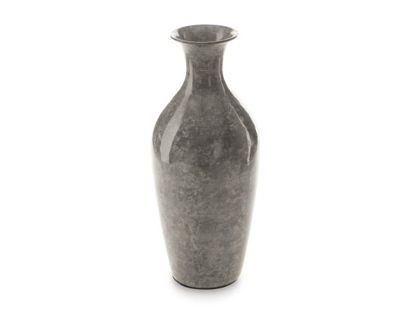Ashley Furniture Brockwich Vase Small in Antique Gray