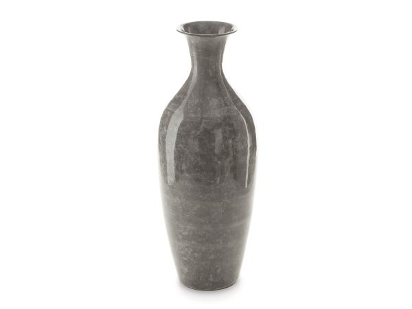 Ashley Furniture Brockwich Vase Medium in Antique Gray