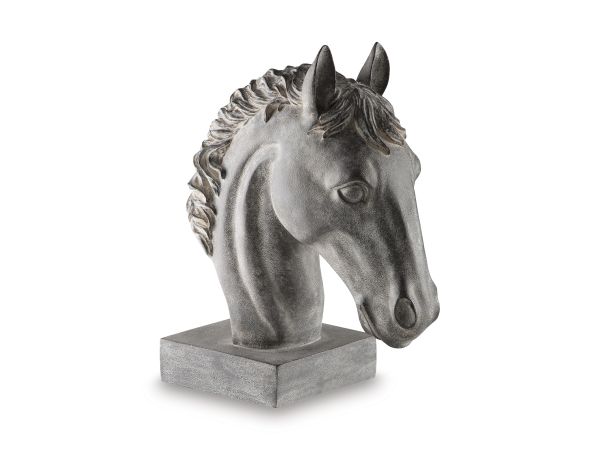 Ashley Furniture Carnlow Sculpture in Antique Black