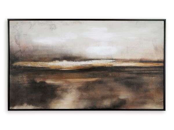Ashley Furniture Drewland Wall Art in Black/Brown/Orange