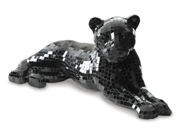 Ashley Furniture Drice Panther Sculpture in Black