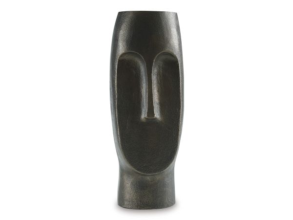 Ashley Furniture Elanman Vase Tall in Antique Bronze