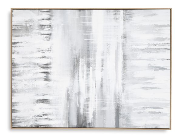 Ashley Furniture Estonbrook Wall Art in Gray/White