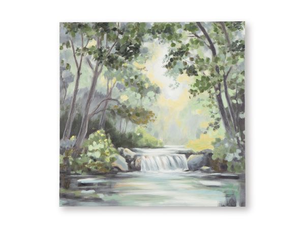 Ashley Furniture Evermaddick Wall Art in Green/Gray/White